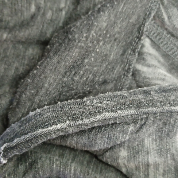 Lucky brand Venice burnout grey hooded long sleeve lightweight medium top - Picture 7 of 11